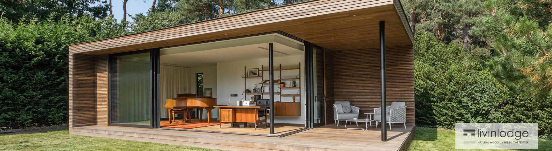 Modern garden office custom built Modern garden office custom built