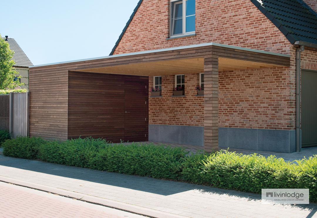 Modern carports in timber